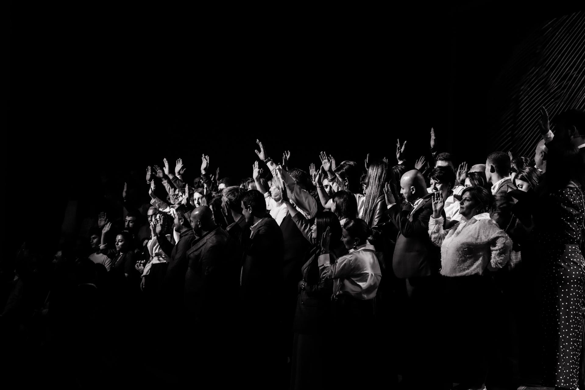 Large concert crowd showing event scale