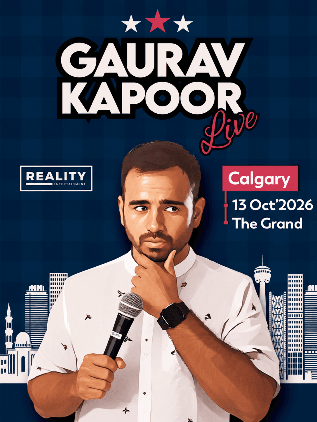 Gaurav Kapoor Live presented by Reality Entertainment