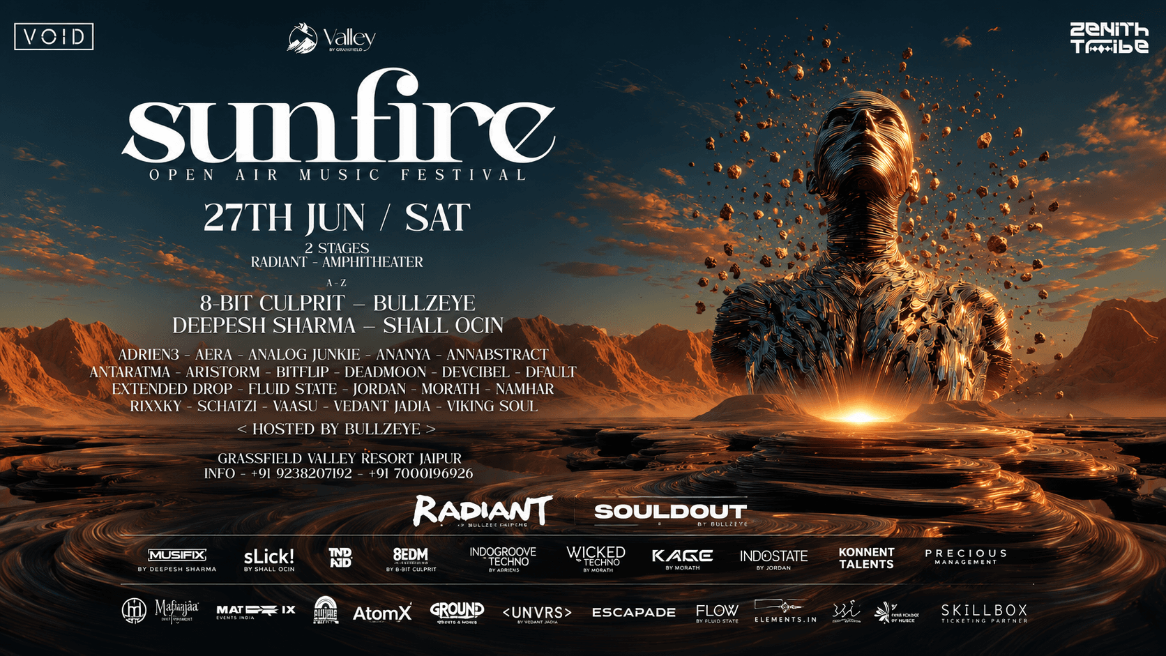 Sunfire Open Air Music Festival - Jaipur 2026 banner