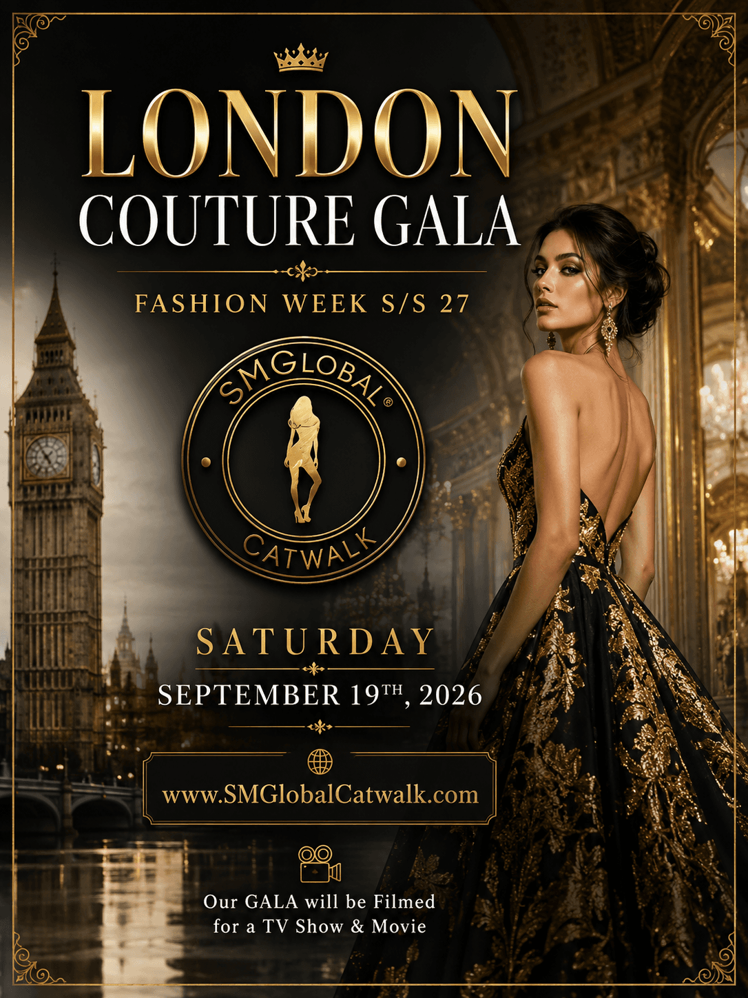 London Fashion Runway Show – Luxury Gala | SMGlobal Catwalk image 1