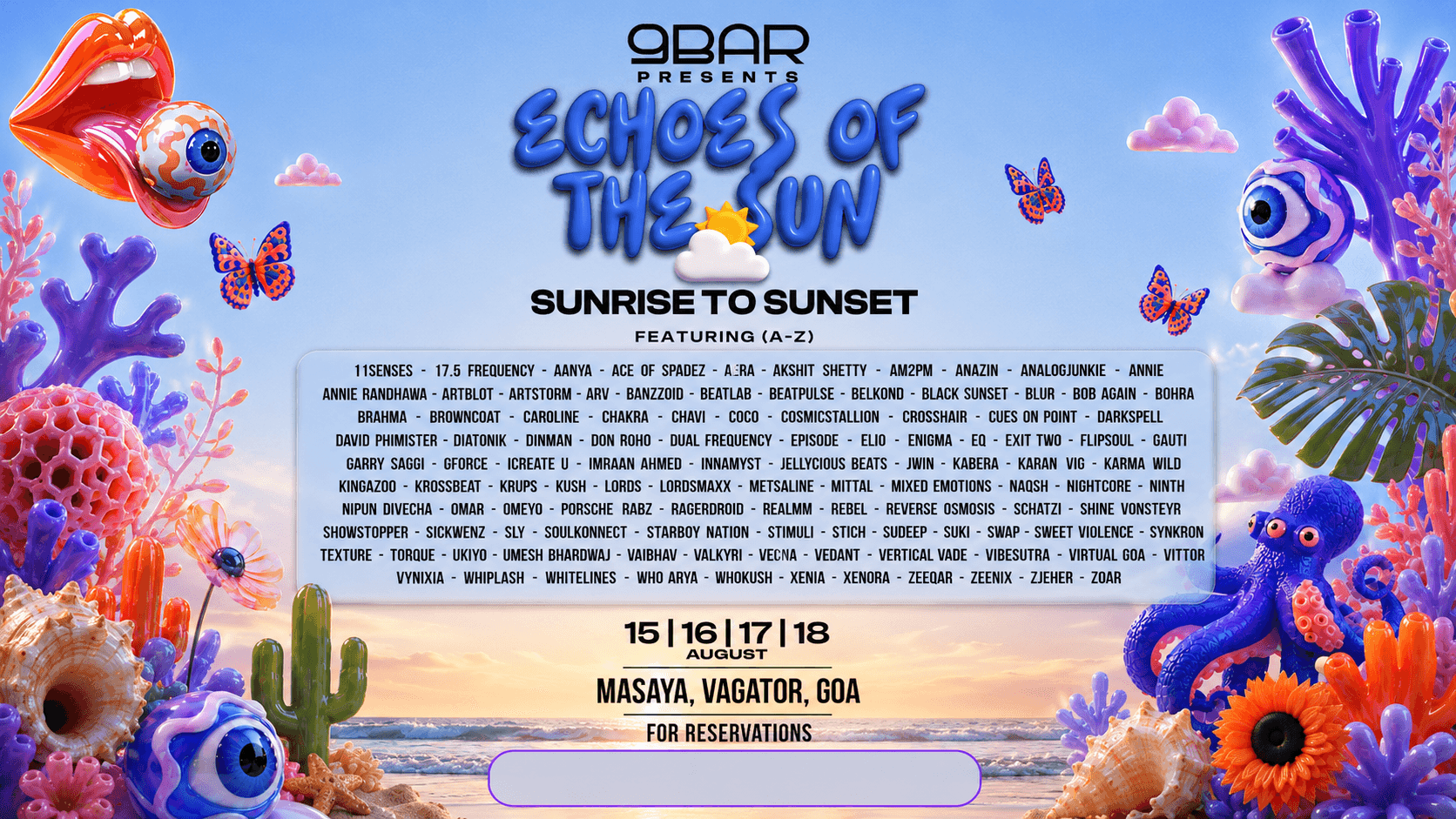 Echoes of the sun Goa banner