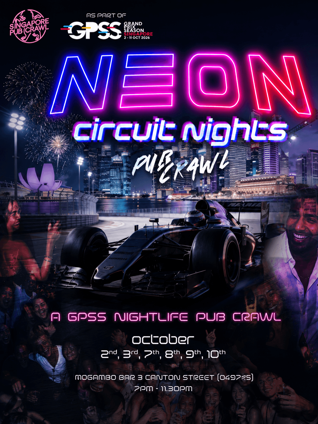 GPSS Neon Lights Pub Crawl 2026 image 1