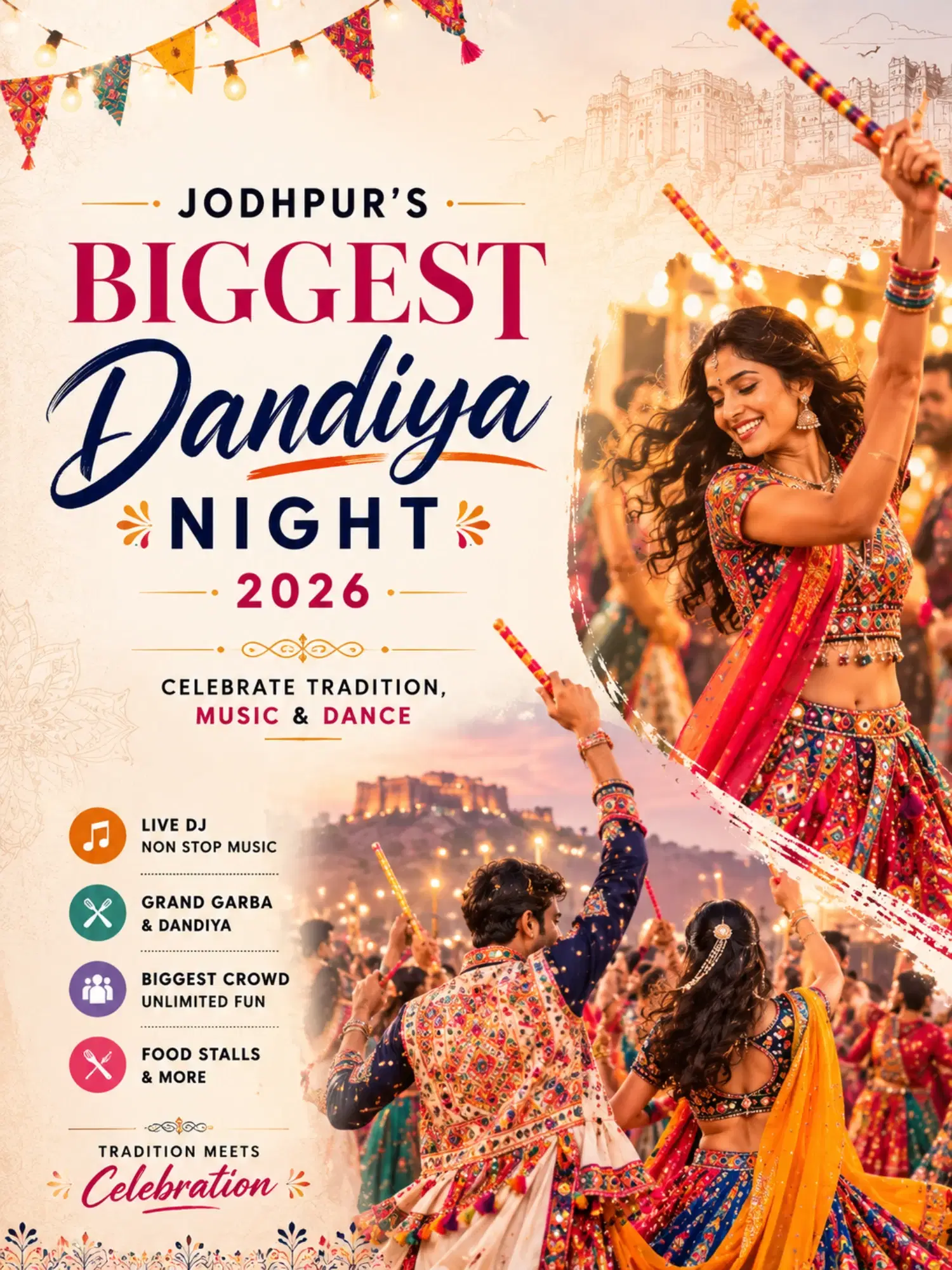 Jodhpur’s Biggest Dandiya Night 2026