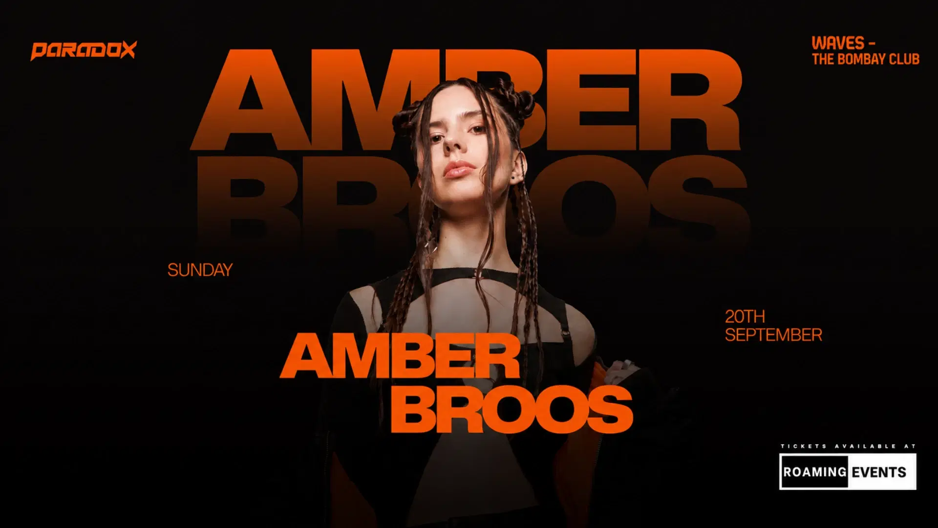 Amber Broos | Waves - The Bombay Club banner