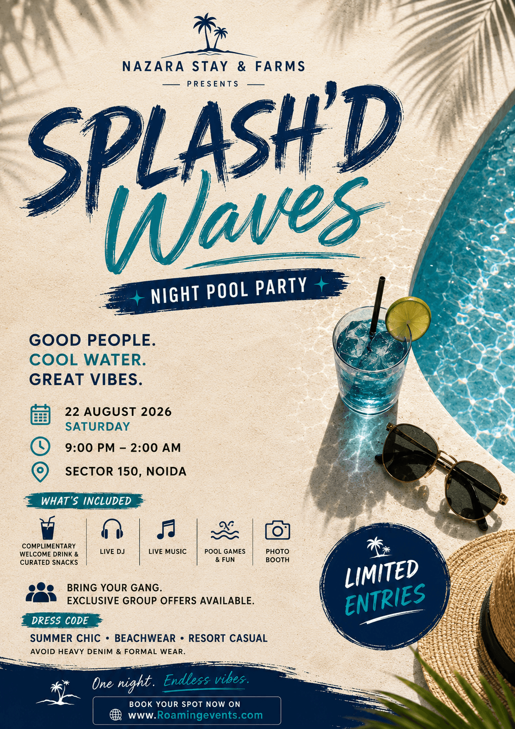 SPLASH SOCIETY - The Ultimate Night Pool Party image 1