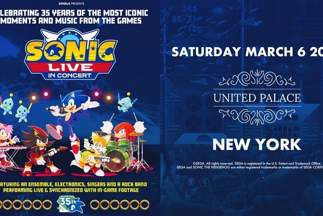 Sonic Live in Concert banner