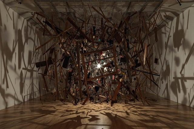 Cornelia Parker Exhibition banner