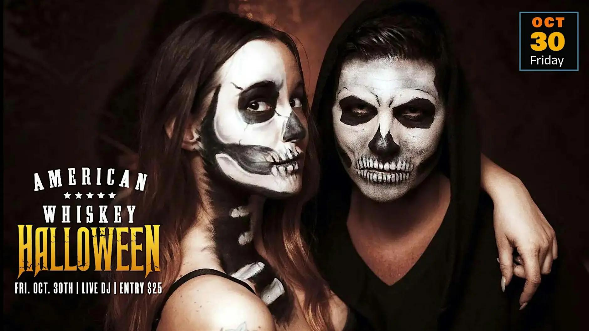 Friday Night Halloween Party NYC @ American Whiskey | Top Halloween Event banner