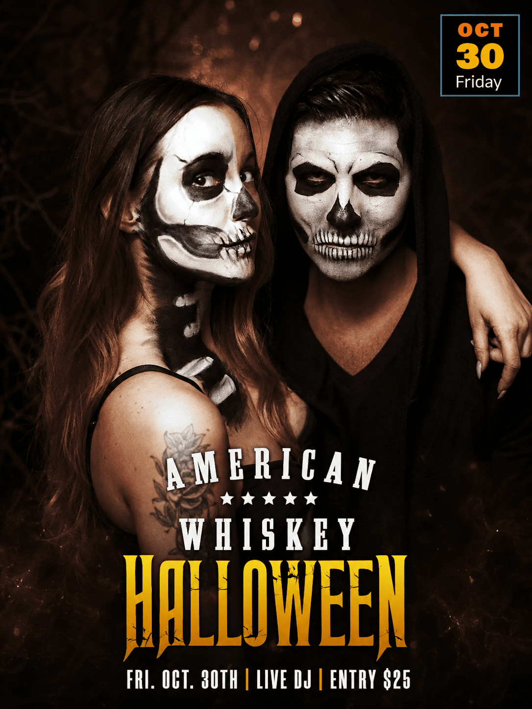 Friday Night Halloween Party NYC @ American Whiskey | Top Halloween Event image 1