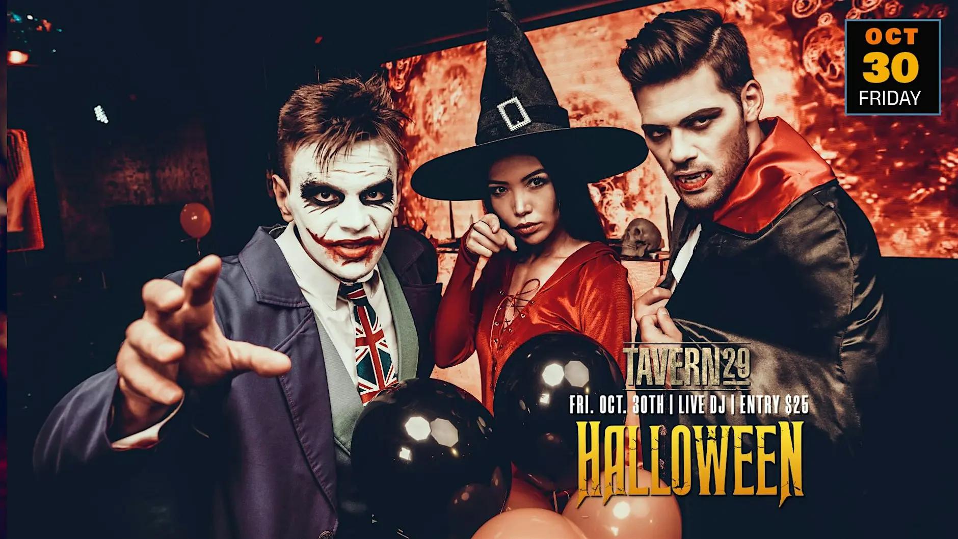 NYC's Best Friday Night Halloween Party @ Tavern 29 | Halloween Parties banner