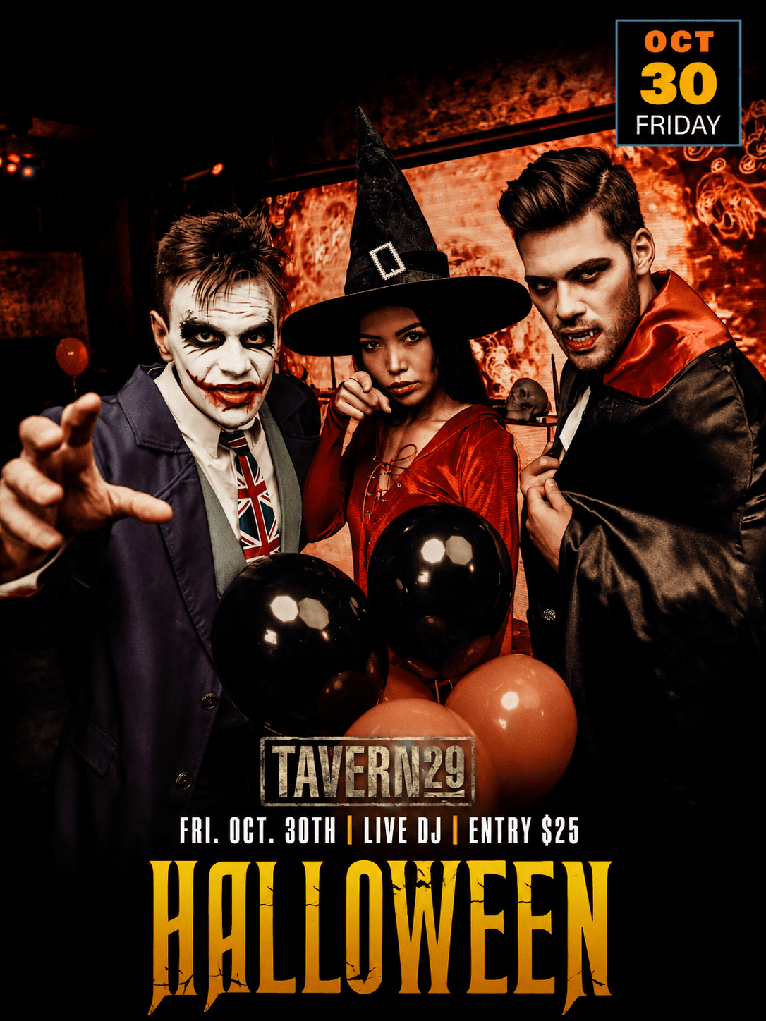 NYC's Best Friday Night Halloween Party @ Tavern 29 | Halloween Parties image 1