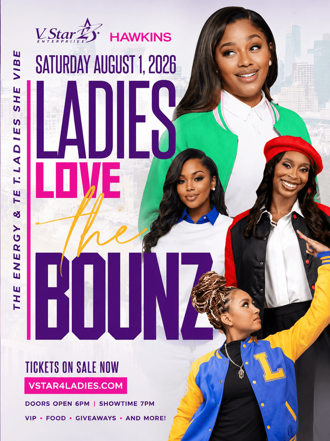 LADIES LOVE THE BRUHZ DAY PARTY banner