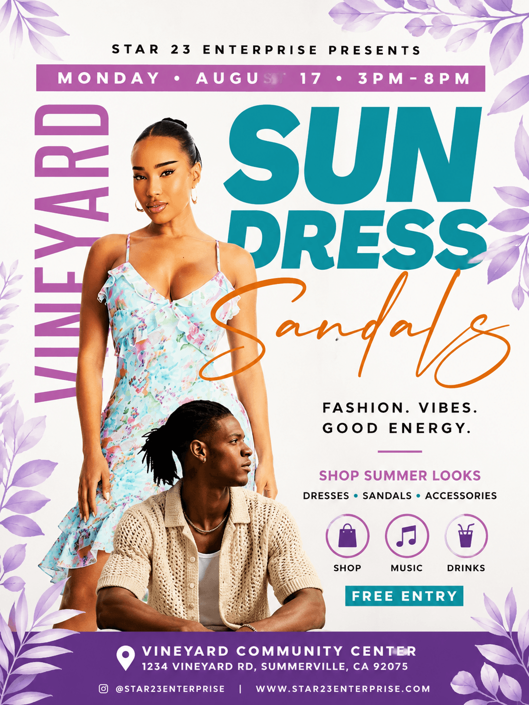 Sundress, Sandals & Linen: The Kickoff Day Party | Martha’s Vineyard image 1