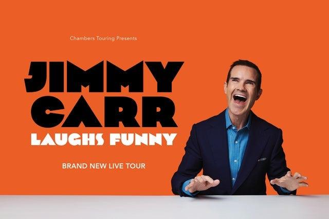 Jimmy Carr: Laughs Funny banner