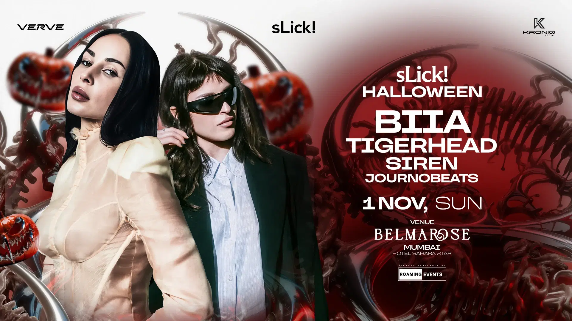 sLick! Halloween with BIIA & Tigerhead banner