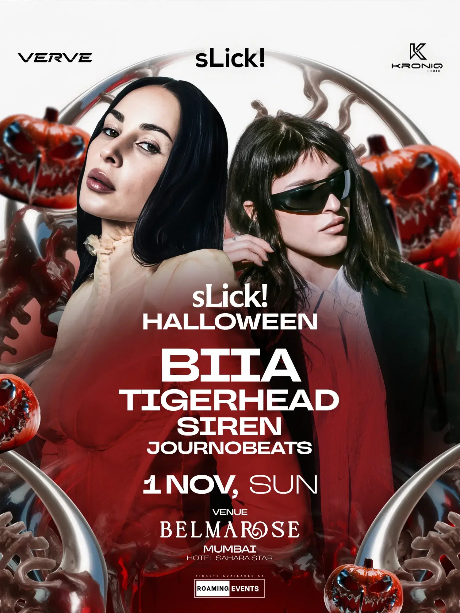 sLick! Halloween with BIIA & Tigerhead poster banner