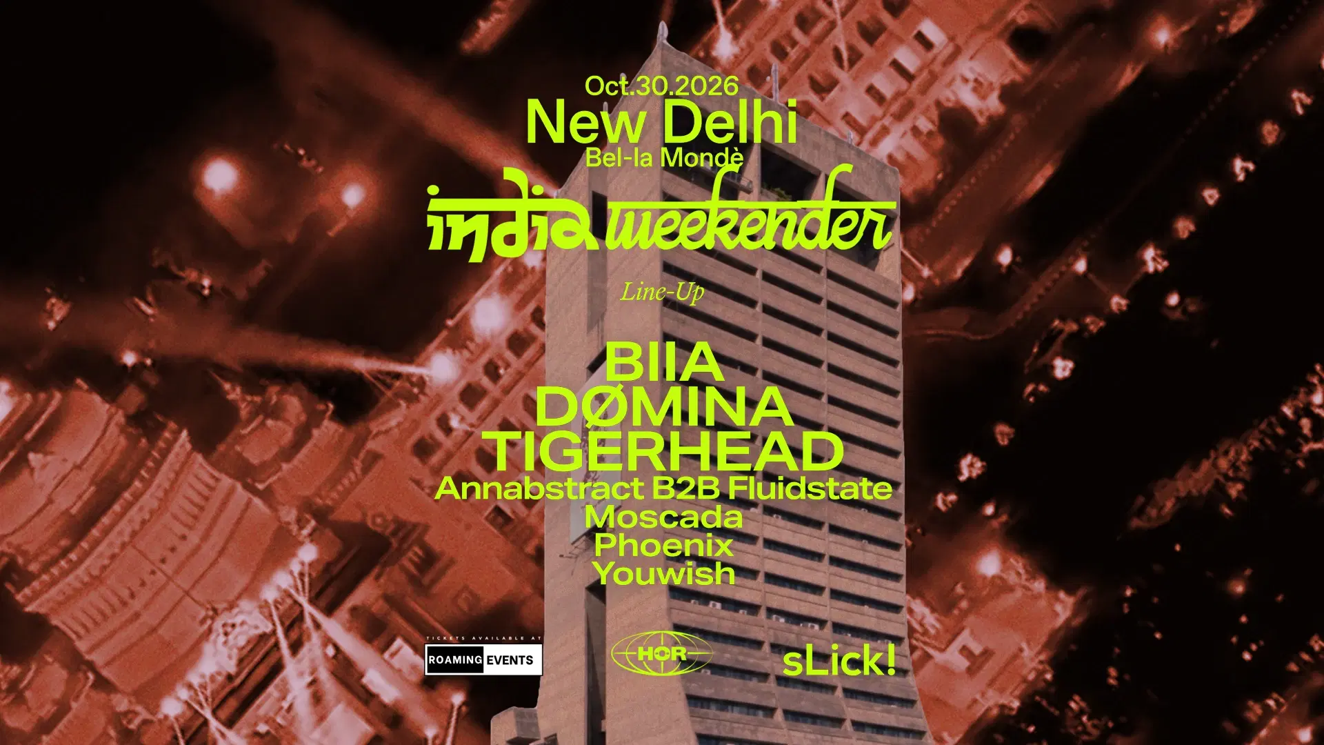 HÖR on Tour - Halloween Edition, Delhi 2026 banner